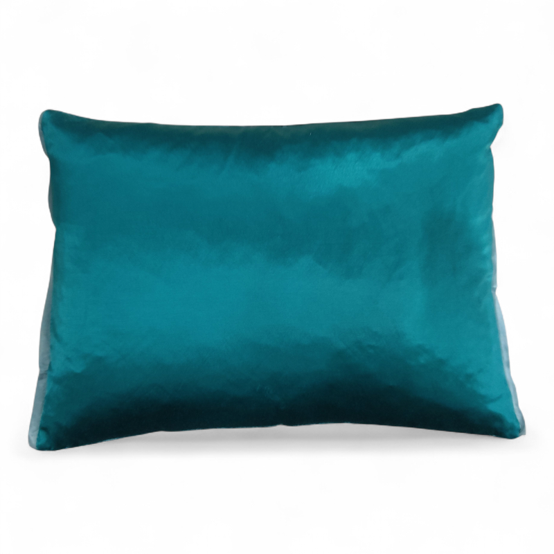 Pute 40x28cm Turkis velour, Pent