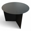Slit table Ø=45cm Sort, Brukt - 1 / 2