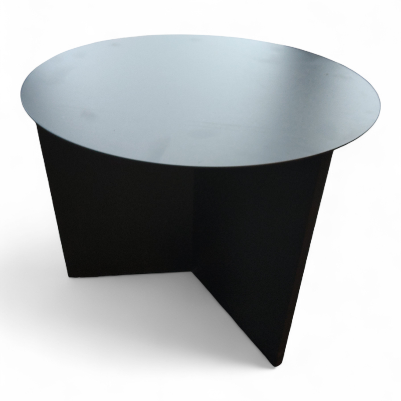 Slit table Ø=45cm Sort, Brukt