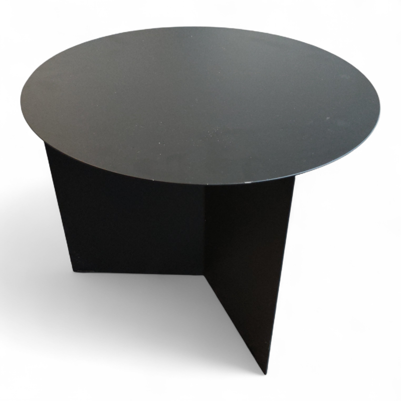 Slit table Ø=45cm Sort, Brukt