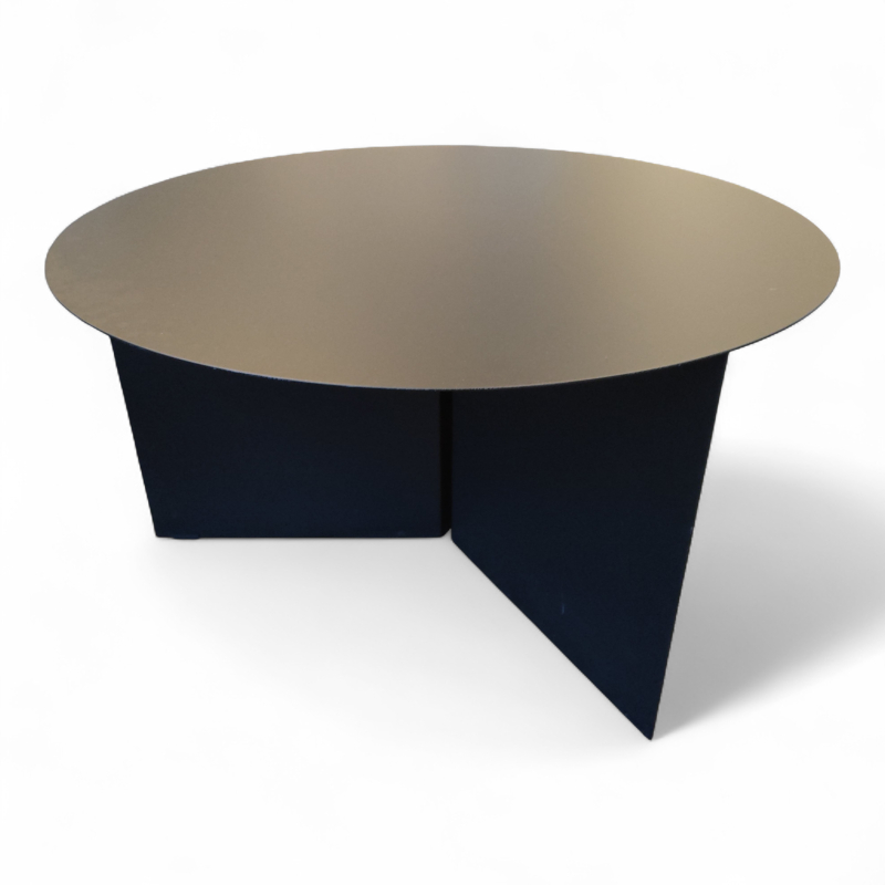 Slit table Ø=65cm Sort, Godt brukt