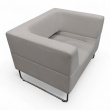 Hal 101, 100cm Lyst grått stoff, - 3 / 3