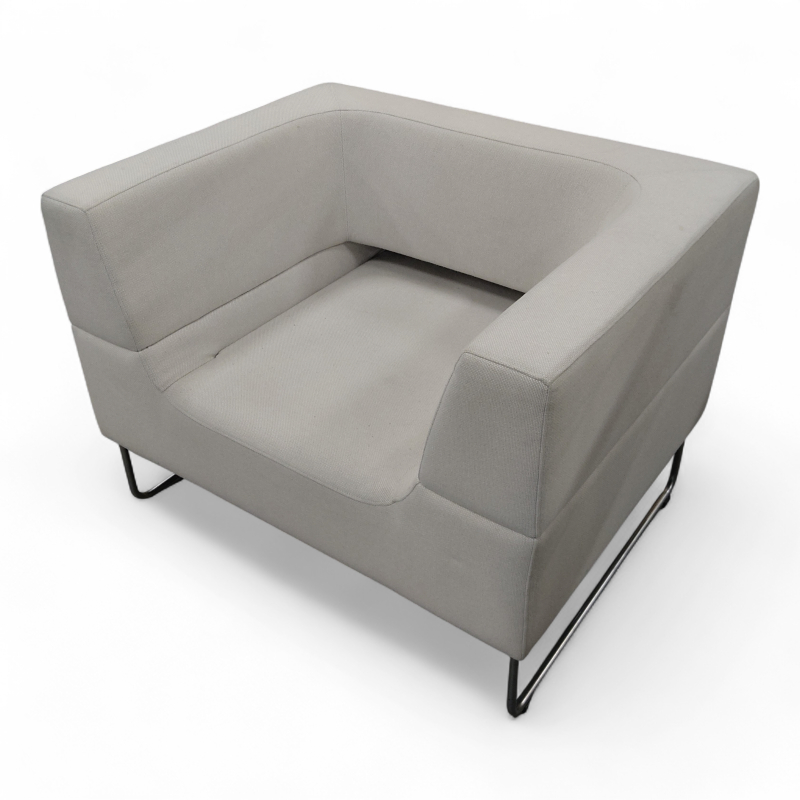 Hal 101, 100cm Lyst grått stoff,