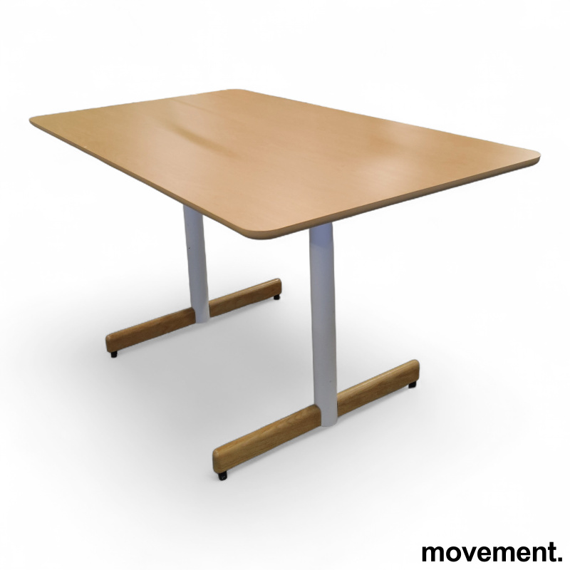 Myk kantinebord 140x80cm Eik finer, - 1 / 2