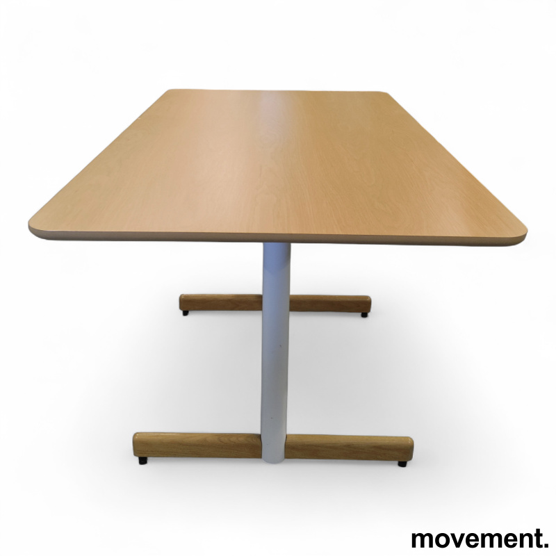 Myk kantinebord 140x80cm Eik finer, - 2 / 2