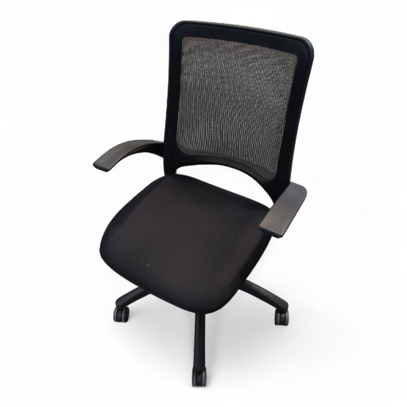 Konferansestol mesh, hjul og
