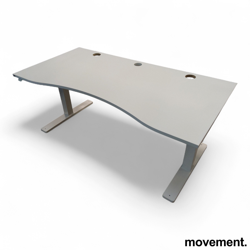 P-serie 160x80cm, magebue Hvit - 2 / 3