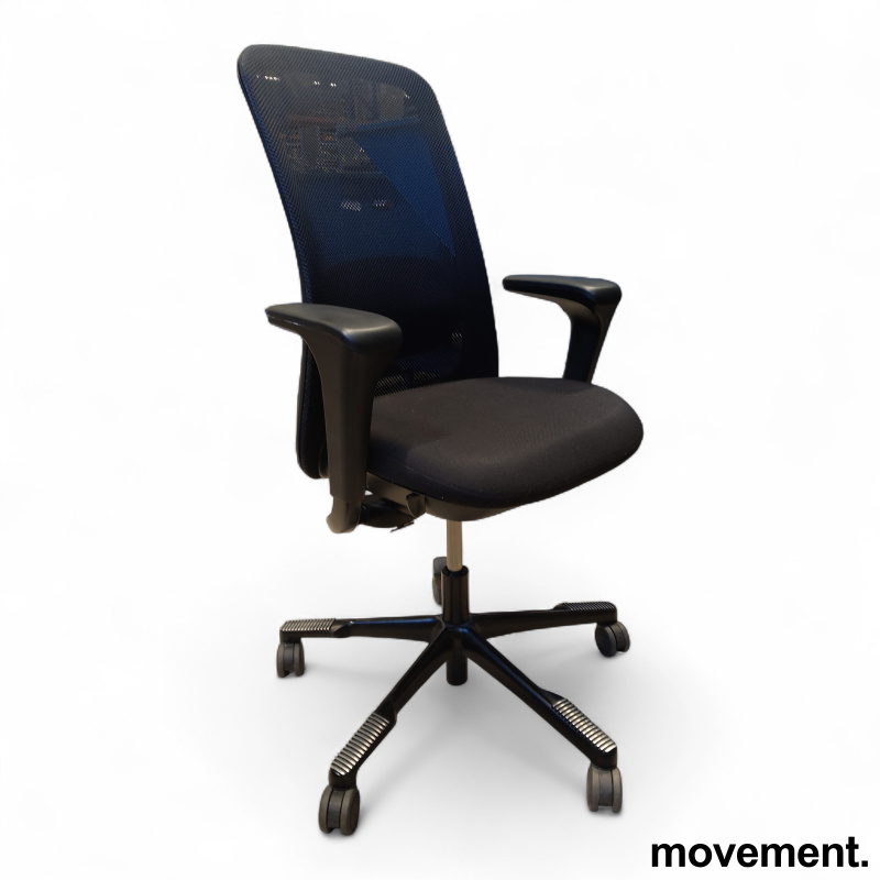 Sofi 7500, armlene sort  stoff, - 1 / 2