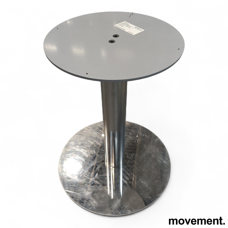 Søyleunderstell Ø=60cm Krom, Pent - 1 / 2