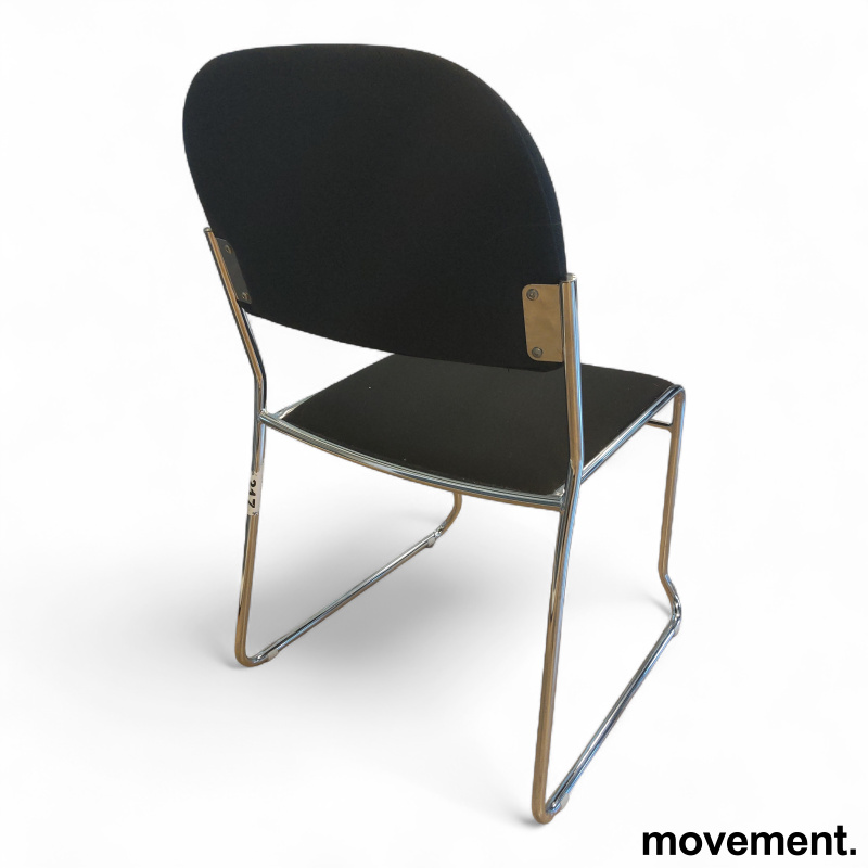 Dawson Sort stoff, krom meieben, - 2 / 2