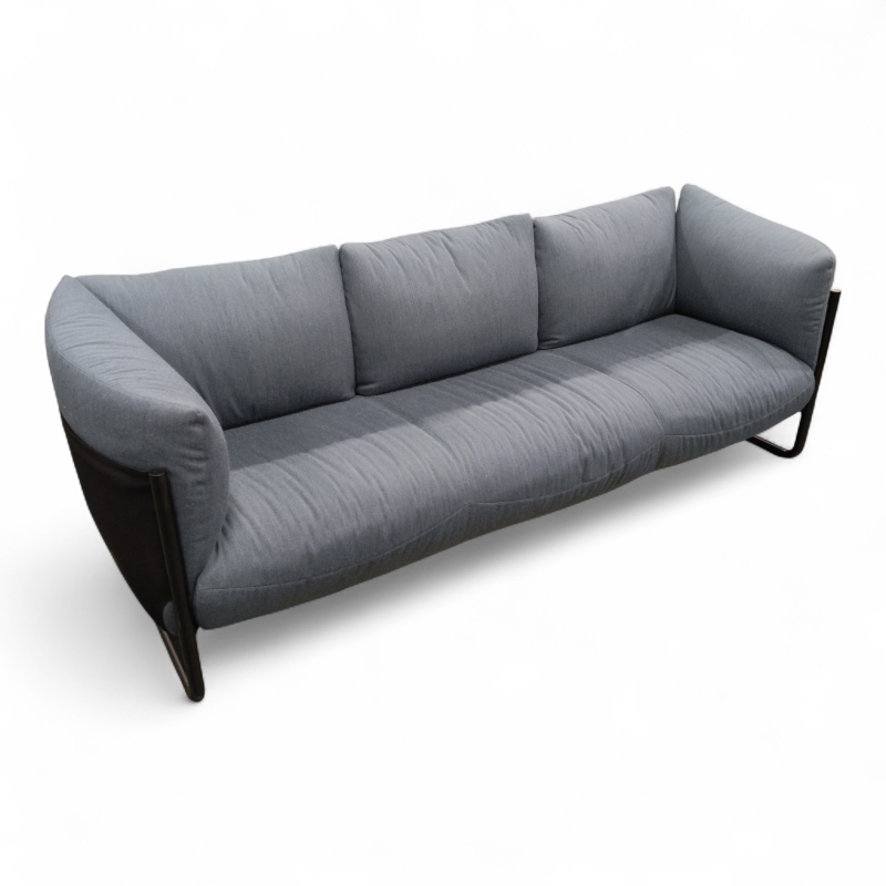 Rho 3-seter sofa Blått ullstoff,