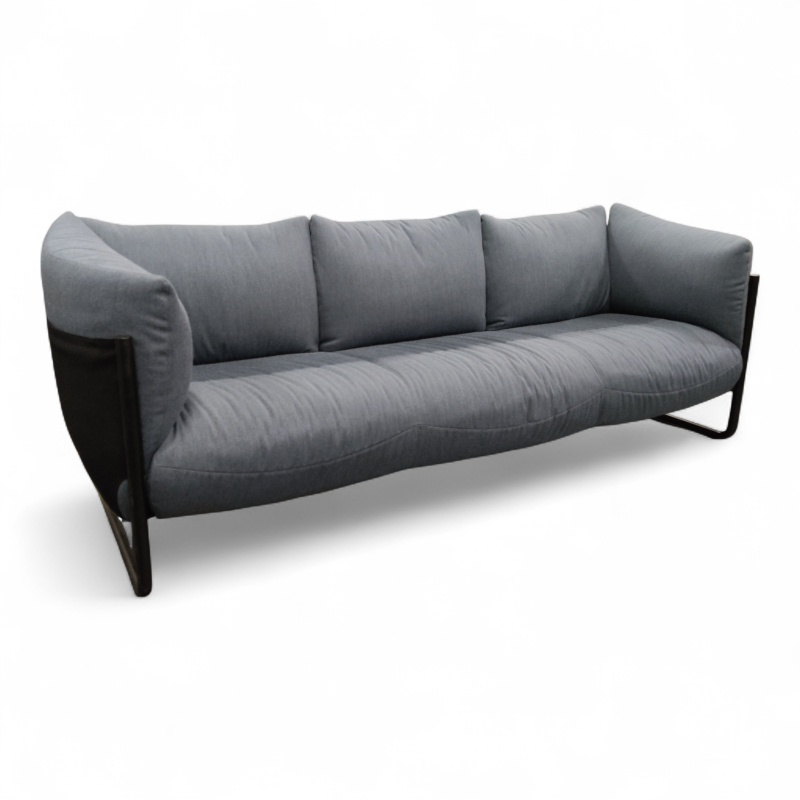Rho 3-seter sofa Blått ullstoff,