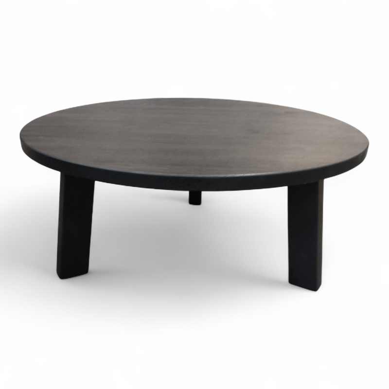 Loungebord heltre Ø=80cm, høyde