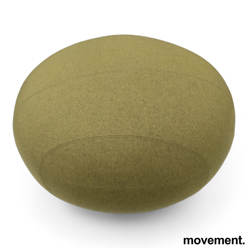 Cuf puff Ø=87cm Gult stoff (Camira