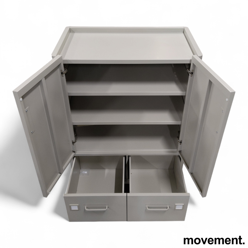 Idåsen skap, 2 skuffer Beige, Pent - 2 / 3