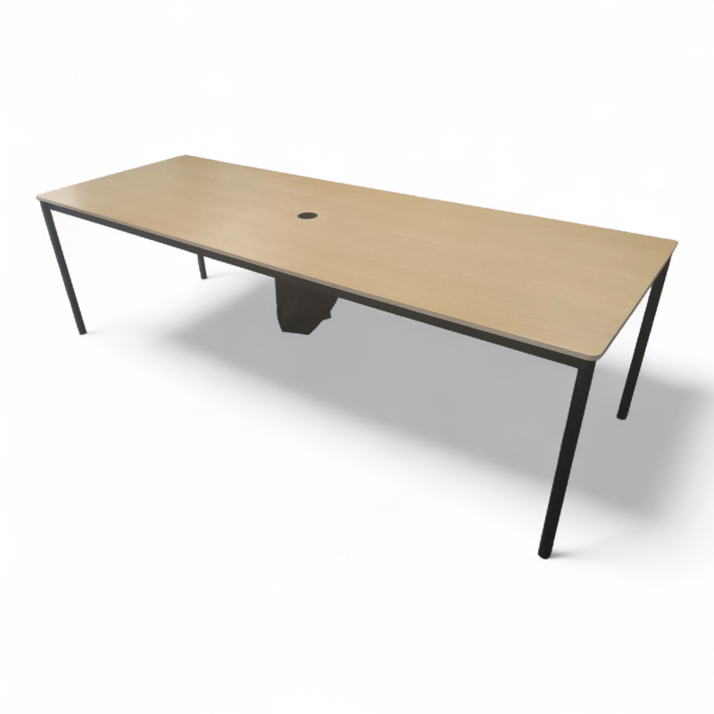 Base table 250x90cm Eik finer, sort