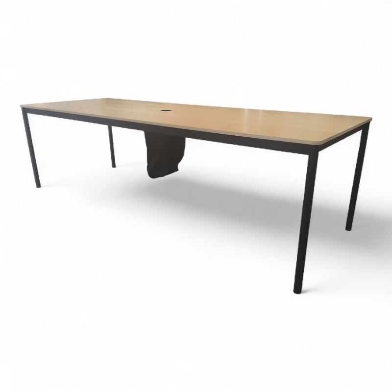 Base table 250x90cm Eik finer, sort