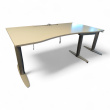 T-serie hevsenk 160x90cm Lys grå - 1 / 2