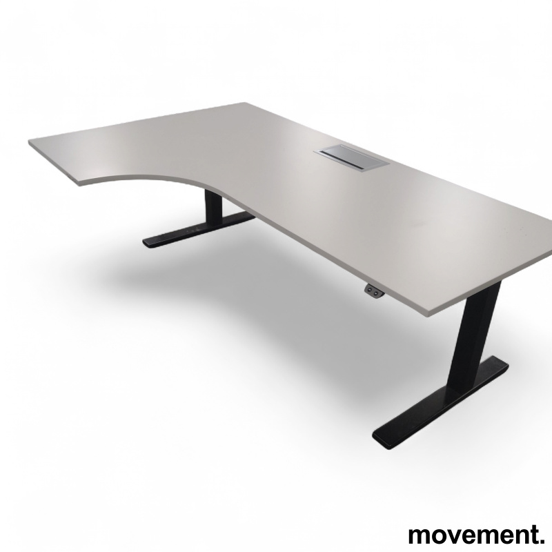Tellus hjørneskrivebord hevsenk - 3 / 3