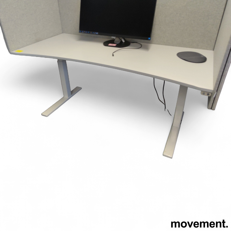 Tellus 180x80cm Lys grå laminat