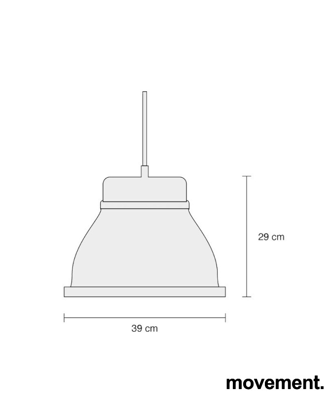 Unfold Lampe Grå, Pent brukt - 2 / 2