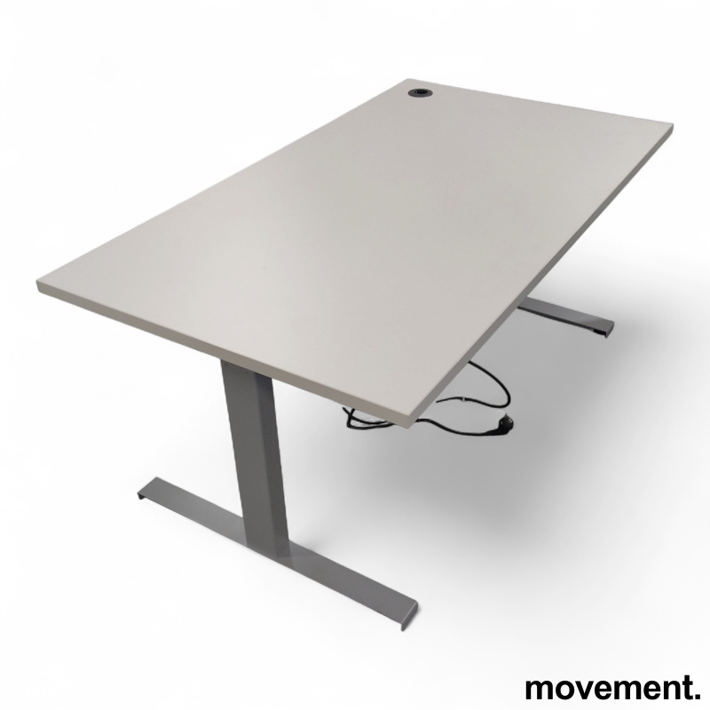 Hevsenk 140x80cm Hvit laminat, - 2 / 2