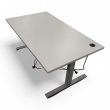 Hevsenk 140x80cm Hvit laminat, - 1 / 2
