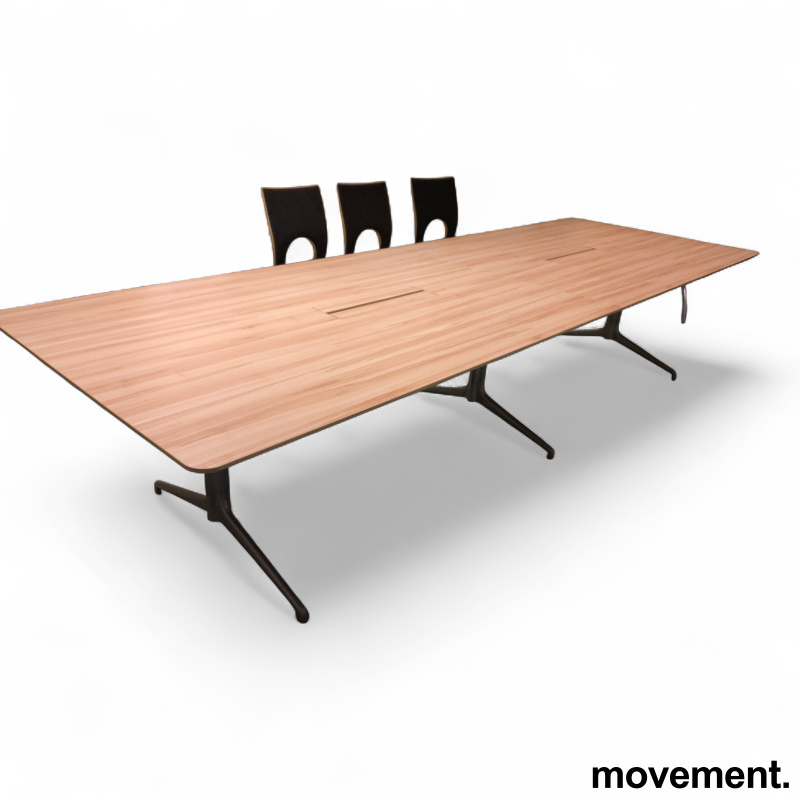 Kvart møtebord 360x120cm Bjerk - 2 / 4