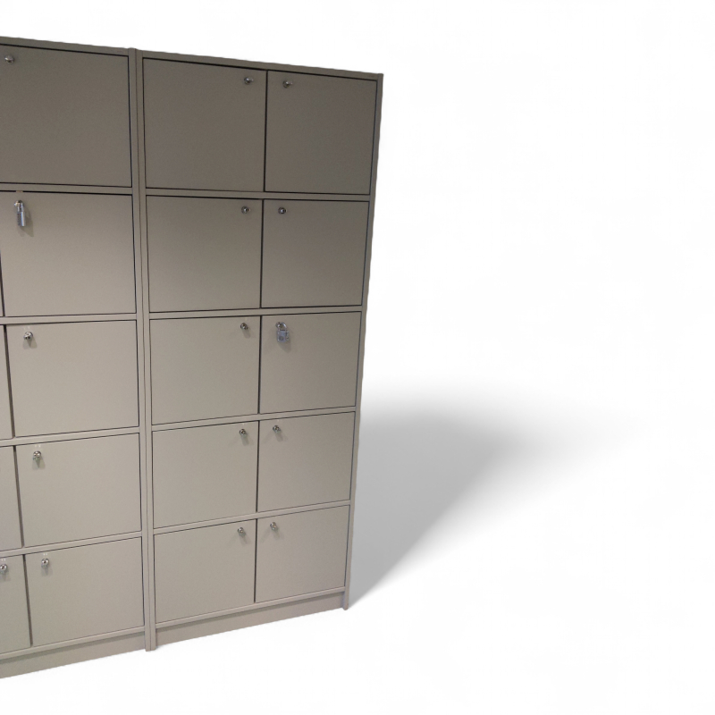 Lukeskap 10 luker, 80x40x205cm,