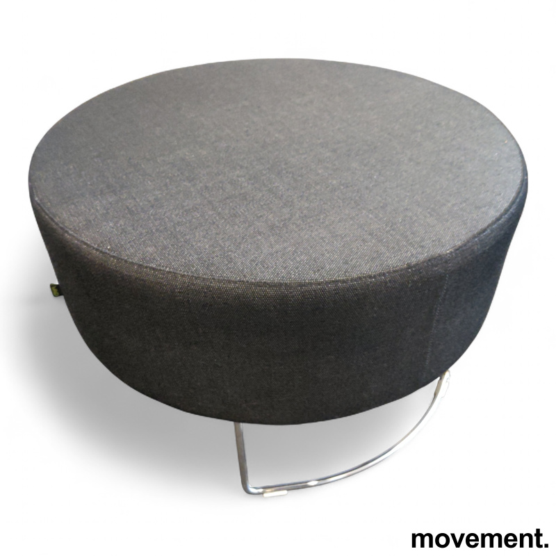 Pivot puff Ø=68cm Koksgrått stoff - 1 / 2