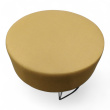 Pivot puff Ø=68cm Gult stoff (GU - 1 / 2