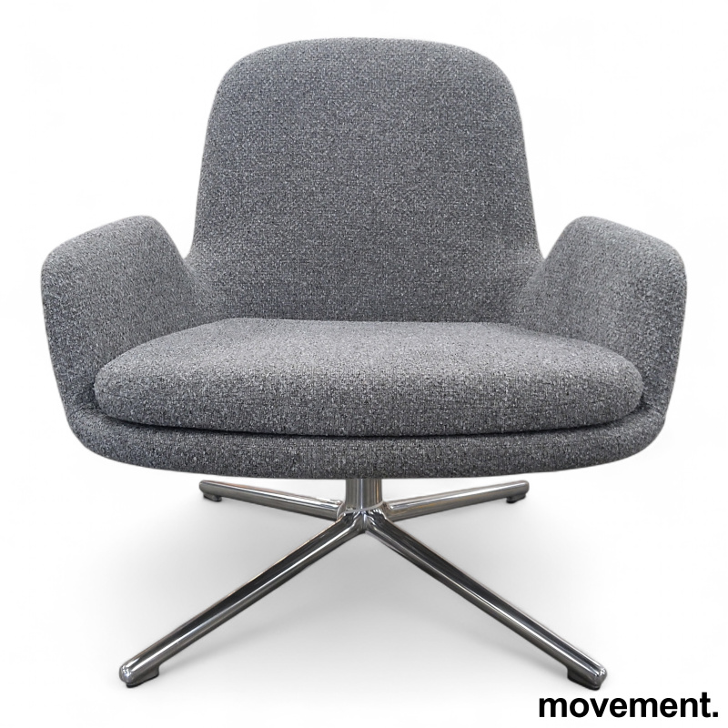 Era Lounge Chair Low Swivel Grått - 4 / 5