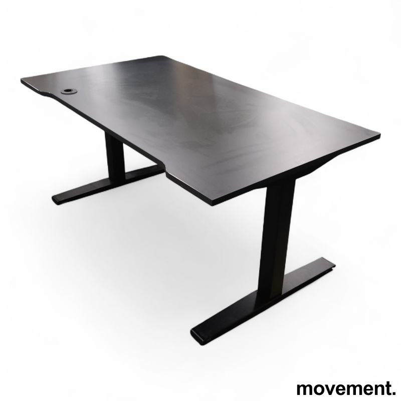 Rise 140x80cm Sort laminat, sort - 1 / 2