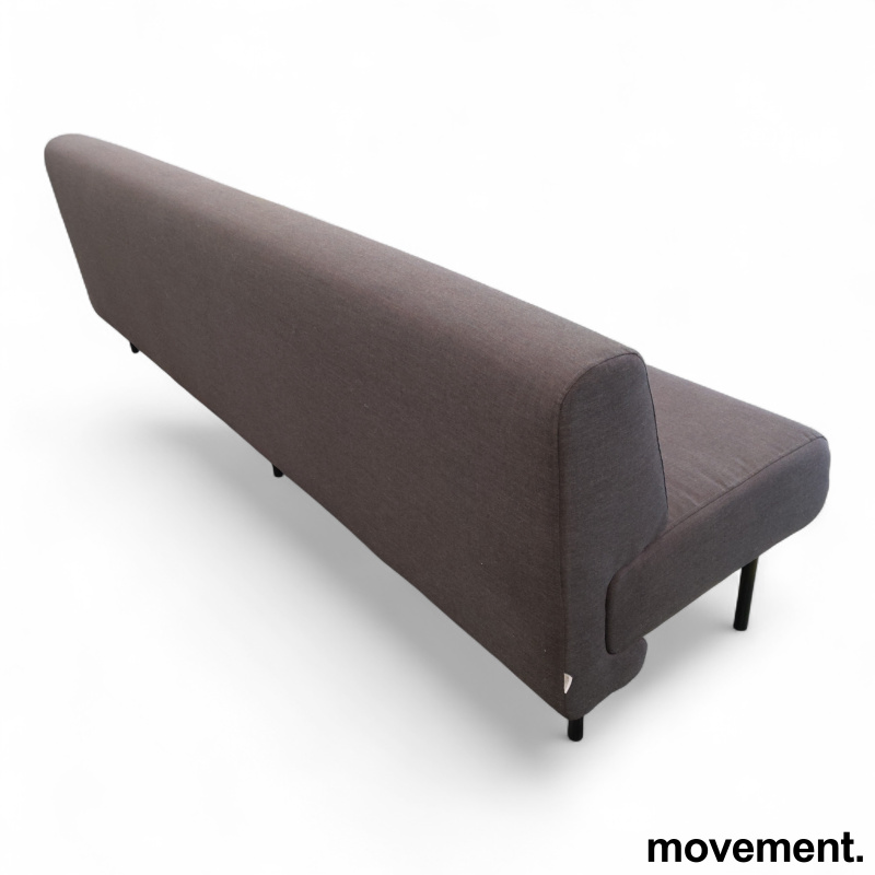 Frame sofa 280cm Brunt stoff - 4 / 5