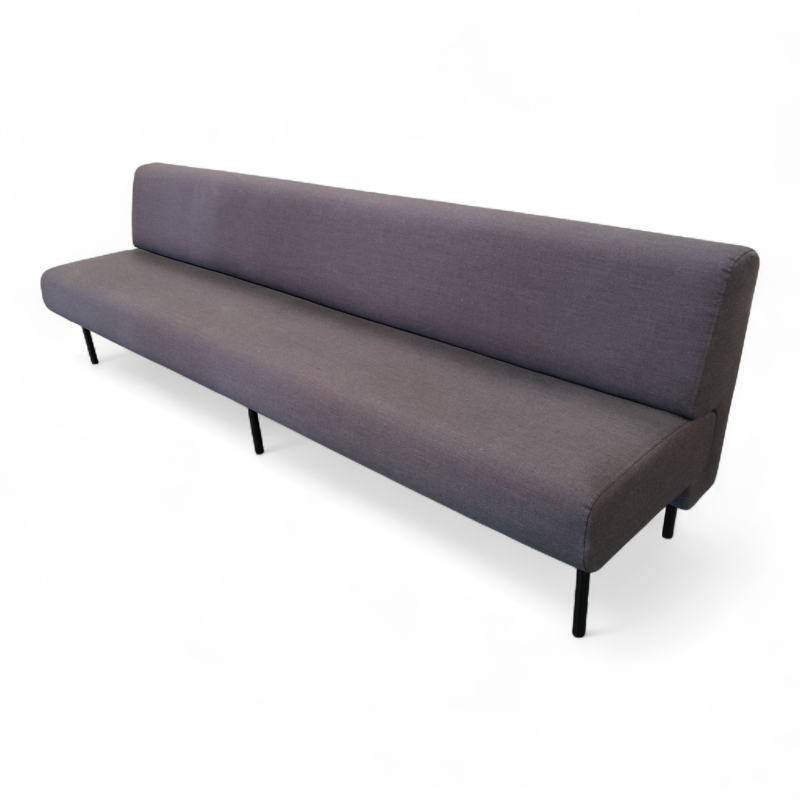 Frame sofa 280cm Brunt stoff