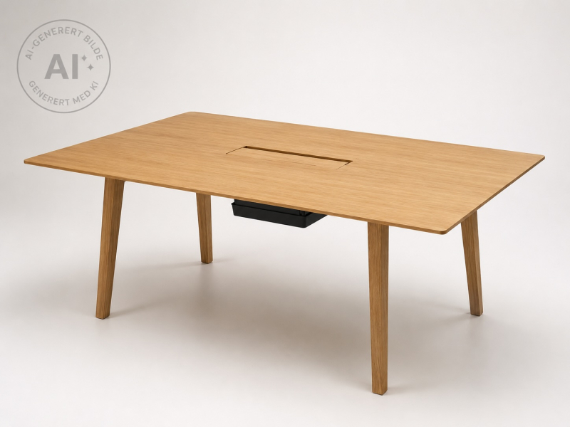 Factor møtebord 180x120cm Eik