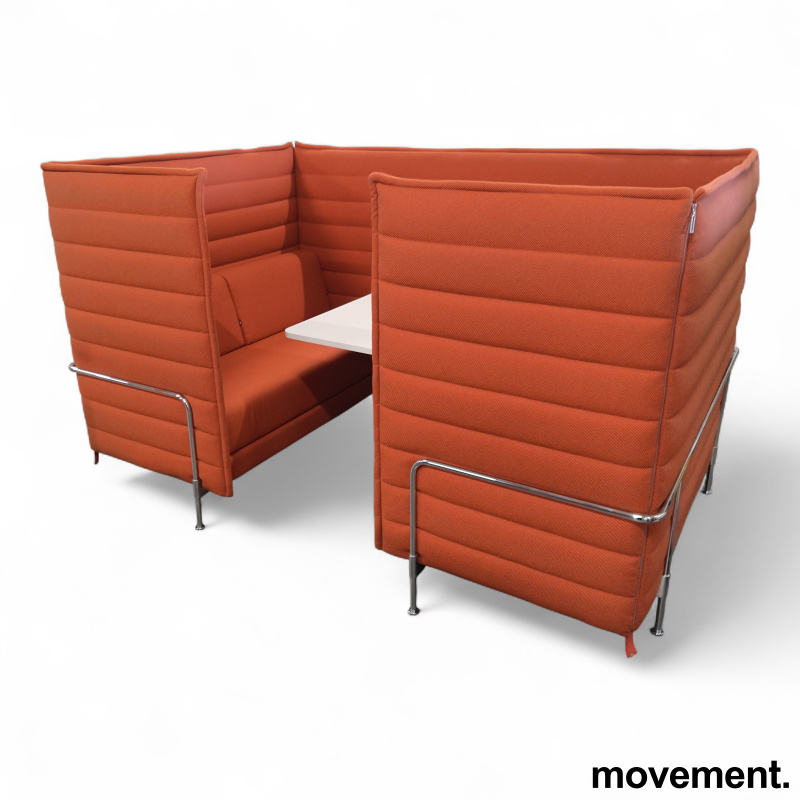 Alcove Cabin m/bord Rødorange - 1 / 5
