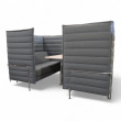 Alcove Cabin m/bord Blått stoff, - 4 / 5