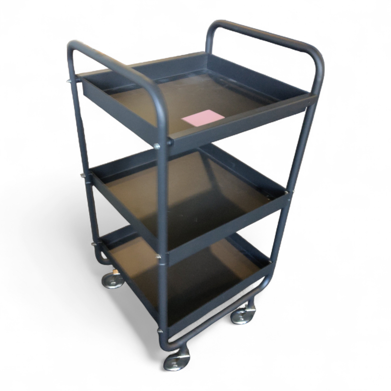 Roll serveringsvogn Sort, Pent