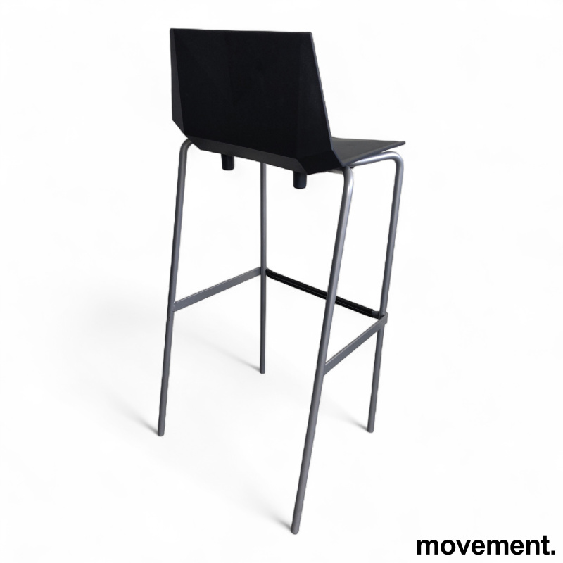 Mayflower barstol 78cm Sort plast, - 2 / 2