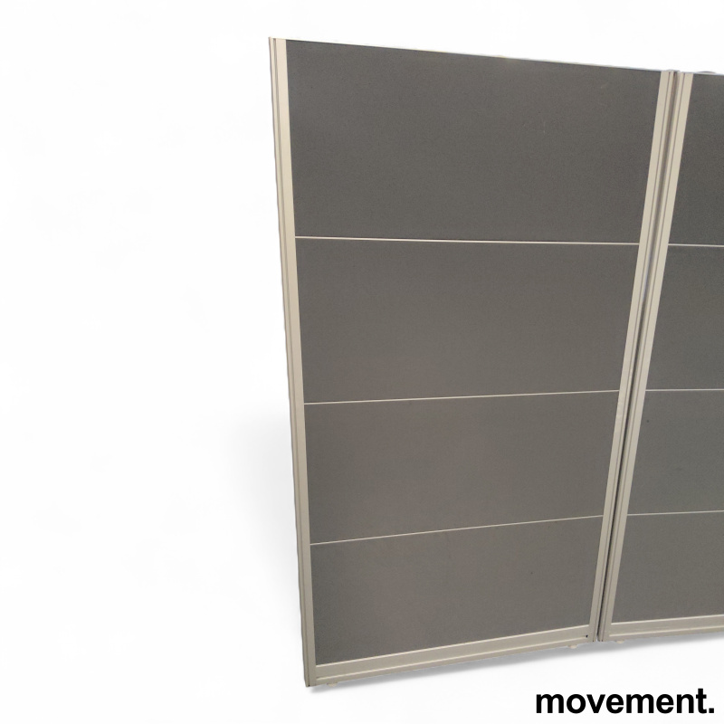 Rezon skillevegg 80x145cm Mørk - 1 / 2