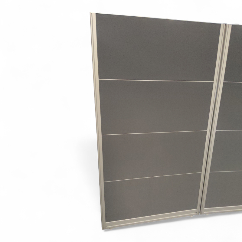 Rezon skillevegg 80x145cm Mørk