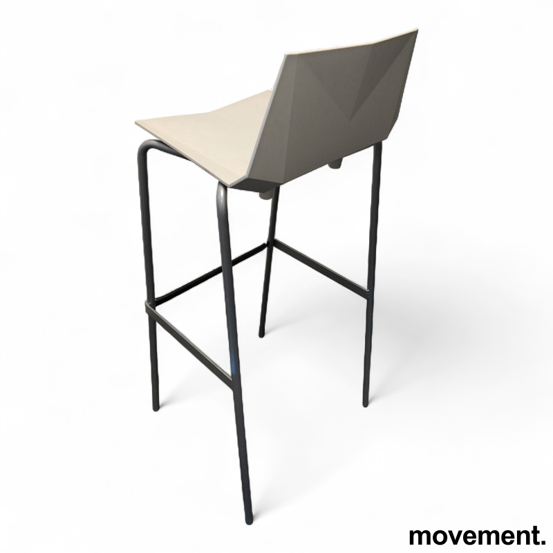 Mayflower barstol 78cm Hvit plast, - 2 / 2