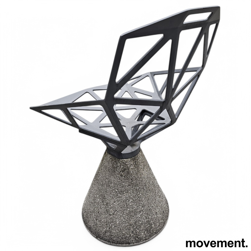 Chair one concrete base Grå,
