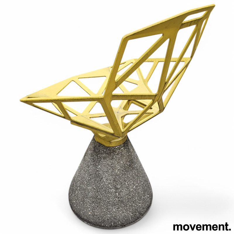 Chair one concrete base Gul, - 3 / 3