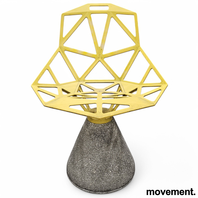 Chair one concrete base Gul, - 2 / 3
