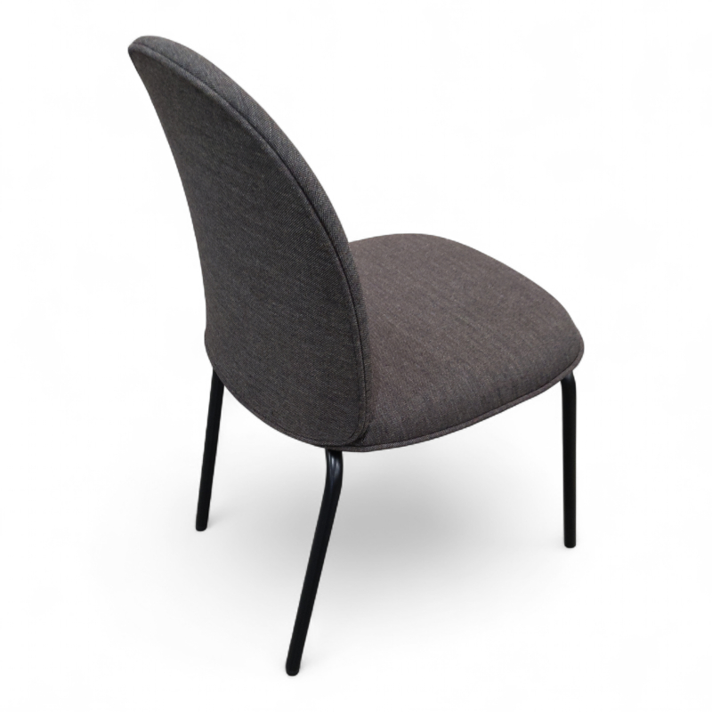 Ace Chair steel Brunt stoff(