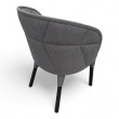 Emily Armchair Grått stoff (Kvadrat - 4 / 4