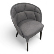 Emily Armchair Grått stoff (Kvadrat - 2 / 4