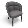 Emily Armchair Grått stoff (Kvadrat - 1 / 4